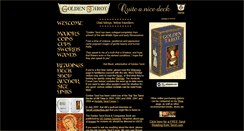 Desktop Screenshot of goldentarot.com
